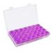 28 Grids Nail Art Storage Box Case Jewelry Organizer Manicure Tool (Purple)