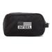 Tactical American Flag Canvas Shower Kit Travel Toiletry Bag Case in Black & White