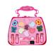 Kids Makeup Kit for Girls Real Kids Cosmetics Make Up Set with Cute Cosmetic Bag Eyeshadow/Lipstick/Blush Washable Play Makeup for Little Girls Xmas Birthday