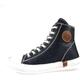 Andrea Conti Damen High Top Sneaker, d.blau, 39 EU