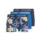 Boxershorts JACK & JONES "JJ JACFIESTA MICROFIBER TRUN" Gr. L, 3 St., blau (navy) Herren Unterhosen Jack Jones