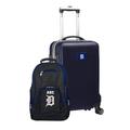 MOJO Navy Detroit Tigers Personalized Deluxe 2-Piece Backpack & Carry-On Set