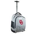 MOJO Gray Oklahoma Sooners 19'' Personalized Premium Wheeled Backpack