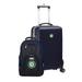 MOJO Navy Oakland Athletics Personalized Deluxe 2-Piece Backpack & Carry-On Set