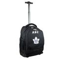MOJO Black Toronto Maple Leafs 19'' Personalized Premium Wheeled Backpack
