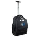 MOJO Black Dallas Mavericks 19'' Personalized Premium Wheeled Backpack