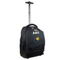 MOJO Black Indiana Pacers 19'' Personalized Premium Wheeled Backpack