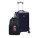 MOJO Navy St. Louis Cardinals Personalized Deluxe 2-Piece Backpack & Carry-On Set