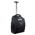 MOJO Black Washington Huskies 19'' Personalized Premium Wheeled Backpack