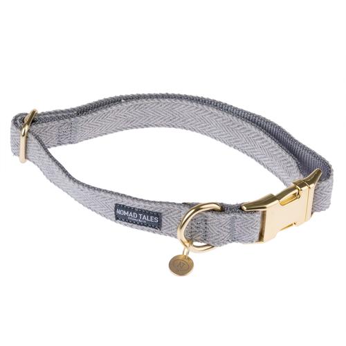 Nomad Tales Calma Halsband, Stone L: 39-64cm Halsumfang Hund