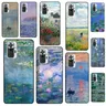 Coque de peinture d'art Claude Monet coque pour Xiaomi Redmi Note 12 Pro 11 9 8 10 Pro 9S