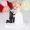 Décoration de gâteau de mariage personnalisée mariée et marié mariée et marié proposition