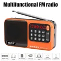 Mini récepteur radio FM portable avec écran LCD prise en charge des écouteurs chargement de type