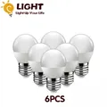 Ampoule Globe LED G45 7 W E27 6 pièces/lot blanc chaud/blanc froid lumière à bulles pour
