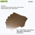 Plaque de cuivre phosphoreux C5 optique 0.1-2mm Phxing or-cuivre Feuille d'alliage de bronze