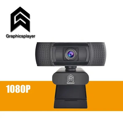 Webcam HD 1080P avec Microphone HD intégré prise USB Webcam nplay vidéo grand écran