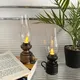 Bougeoirs rétro sans flamme ci-après lampe à bougie à kérosène avec pile bouton lampe de table