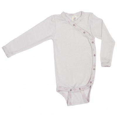 Engel - Kid's Wickelbody L/S - Merinounterwäsche Gr 62/68 grau Image