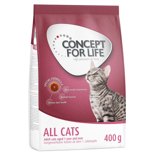 400g All Cats Concept for Life Katzenfutter trocken
