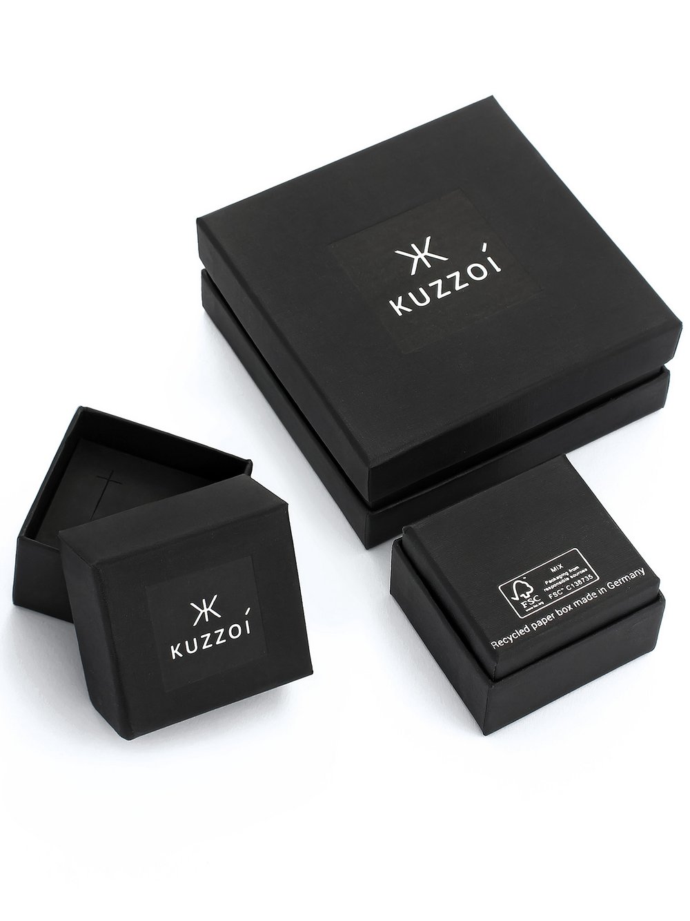 KUZZOI Ring Herren silber, 66 Image