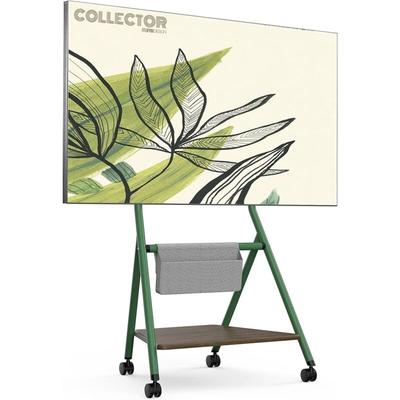 Fitueyes - design Mobiler tv Stnder Rollbar, tv Stand f¨¹r 46 50 55 60 65 Zoll Fernseher bis 40kg,