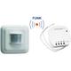 Smartwares - SmartHome Funk Schalter Set = Mini Funk-Einbauschalter + Bewegungsmelder 400W