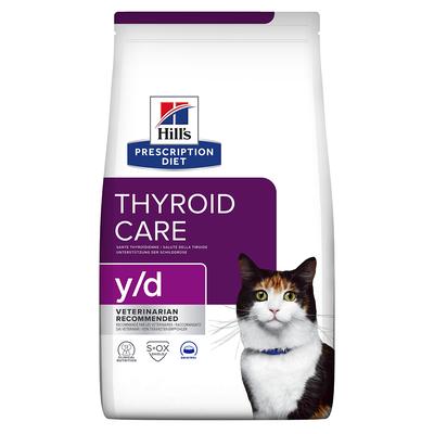 2x3kg y/d Thyroid Care Hill's Prescription Diet - Croquettes pour chat