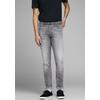 Slim-fit-Jeans JACK & JONES "JJIGLENN JJICON JJ 619 50SPS NOOS", Herren, Gr. 29, Länge 34, grau (grau, denim), Denim/Jeans, Obermaterial: 93% Baumwolle, 5% Polyester, 2% Elasthan, Abriebeffekte, modisch, slim fit knöchellang, Jeans