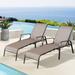 Outdoor Chaise Lounge Adjustable Folding Patio Sling Chaise Lounger