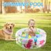 Herrnalise ROLLBACK Inflatable Kids Pool for Baby Kiddie Adult Kiddy Toddlers Swimming Dinosaur Hard Plastic Lounge Pools for Ground Outdoor Garden Backyard Summer Water Party Size 35 x 9