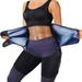 chidgrass 4 in 1 Sauna Sweat Waist Trimmer Thigh for Women and Men Control Waist Trainer Workout Belt No.2