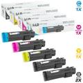 LD Compatible Replacements for Dell Laser H625 & H825 High Yield Toner Cartridges: 2 N7DWF Black 1 P3HJK Cyan 1 5PG7P Magenta 1 3P7C4 Yellow 5-Pack for Color Laser H625cdw & Laser H825cdw S2825cdn