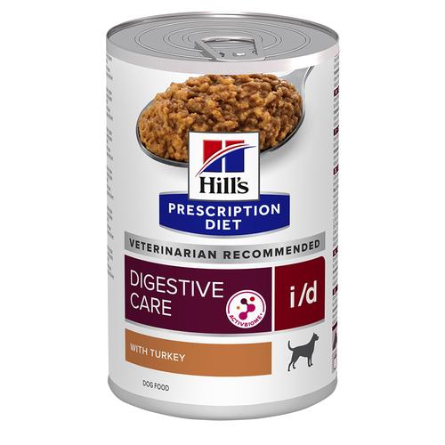 12x 360g Hill's Prescription Diet i/d Digestive Care mit Truthahn Hundefutter nass