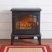 Electric Fireplace Infrared Heater by BrylaneHome in Black