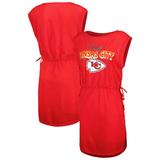 Women's G-III 4Her by Carl Banks Red Kansas City Chiefs G.O.A.T. Swimsuit Cover-Up