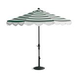 7-1/2' Round Designer Umbrella - Air Blue, Silver - Frontgate Resort Collection™