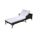 Blue Nile Mills Patio Chaise Lounge Cover, Cotton in Blue/White | 14 H x 6.6 W x 6.6 D in | Wayfair BNM POOL-LOUNGE-TOWEL-O