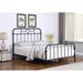 August Grove® Anterria Panel Bed Metal in Black | 52 H x 63.75 W x 84.75 D in | Wayfair 7AB408C94944470A936D1D0741A3E988