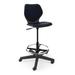 KI Furniture Intellect Wave Task Stool Plastic/Metal/Fabric in Black | 44.75 H x 26 W x 26 D in | Wayfair IWSU/B.1KMT.PFN.C