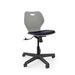 KI Furniture Intellect Wave Task Chair Plastic/Metal/Fabric in Gray | 28.25 H x 24.5 W x 24.5 D in | Wayfair IWPD18TUS.1KMT.PWG.C