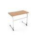 KI Furniture Intellect Wave Cantilever Desk - ADA Adjustable Height Laminate Top - IWDCL Laminate/Metal | 34 H x 36 W x 20 D in | Wayfair