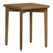 Summer Classics Woodlawn Teak Outdoor Side Table Wood in Brown/White | 20 H x 17 W x 17 D in | Wayfair 28014