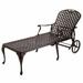 Summer Classics Provance 78.38" Long Reclining Single Chaise w/ Cushions Metal in White | 41.75 H x 31 W x 78.38 D in | Outdoor Furniture | Wayfair