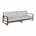 Summer Classics Avondale 100.38" Wide Outdoor Patio Sofa w/ Cushions Sunbrella® Fabric Included in White | 32.75 H x 100.38 W x 34.75 D in | Wayfair