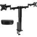 Vivo Multi Screen Desktop Mount for 20" - 27" Screens Holds up to 22 lbs, Steel in Black | 22.7 H x 31.6 W in | Wayfair STAND-E-102A