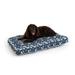 Snoozer Pet Products Wag Collection Snoozer Indoor Outdoor Rectangle Dog Bed Polyester in Blue/Brown | 4 H x 38 W x 48 D in | Wayfair 11407