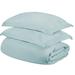 Latitude Run® 100% Cotton 300 TC Modern & Contemporary 3 Piece Duvet Cover Set Cotton Sateen in Blue | King/California King | Wayfair