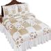 August Grove® Bhajan Microfiber Coverlet Microfiber in Brown | Queen | Wayfair DE26255F048C43DB91B79C37E9550B50