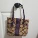Coach Bags | Coach Brown Tote | Color: Brown/Purple | Size: Os
