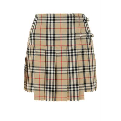 Burberry Skirts | Burberry Embroidered Wool Mini Skirt | Color: Black | Size: Various